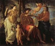 POUSSIN, Nicolas The Inspiration of the Epic Poet china oil painting artist